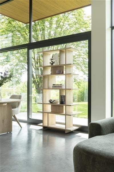Henders & Hazel Castello lowboard 123 cm - 2-deuren Naturel Tv-meubel|Tv-dressoir