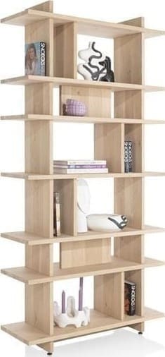 Henders & Hazel Castello roomdivider 100 cm - 10-niches Naturel Kast