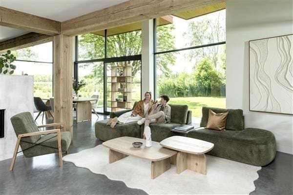 Henders & Hazel Castello roomdivider 100 cm - 10-niches Naturel Kast