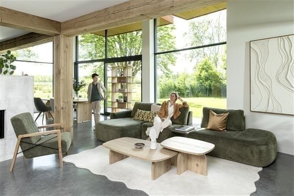Henders & Hazel Castello roomdivider 100 cm - 10-niches Naturel Kast