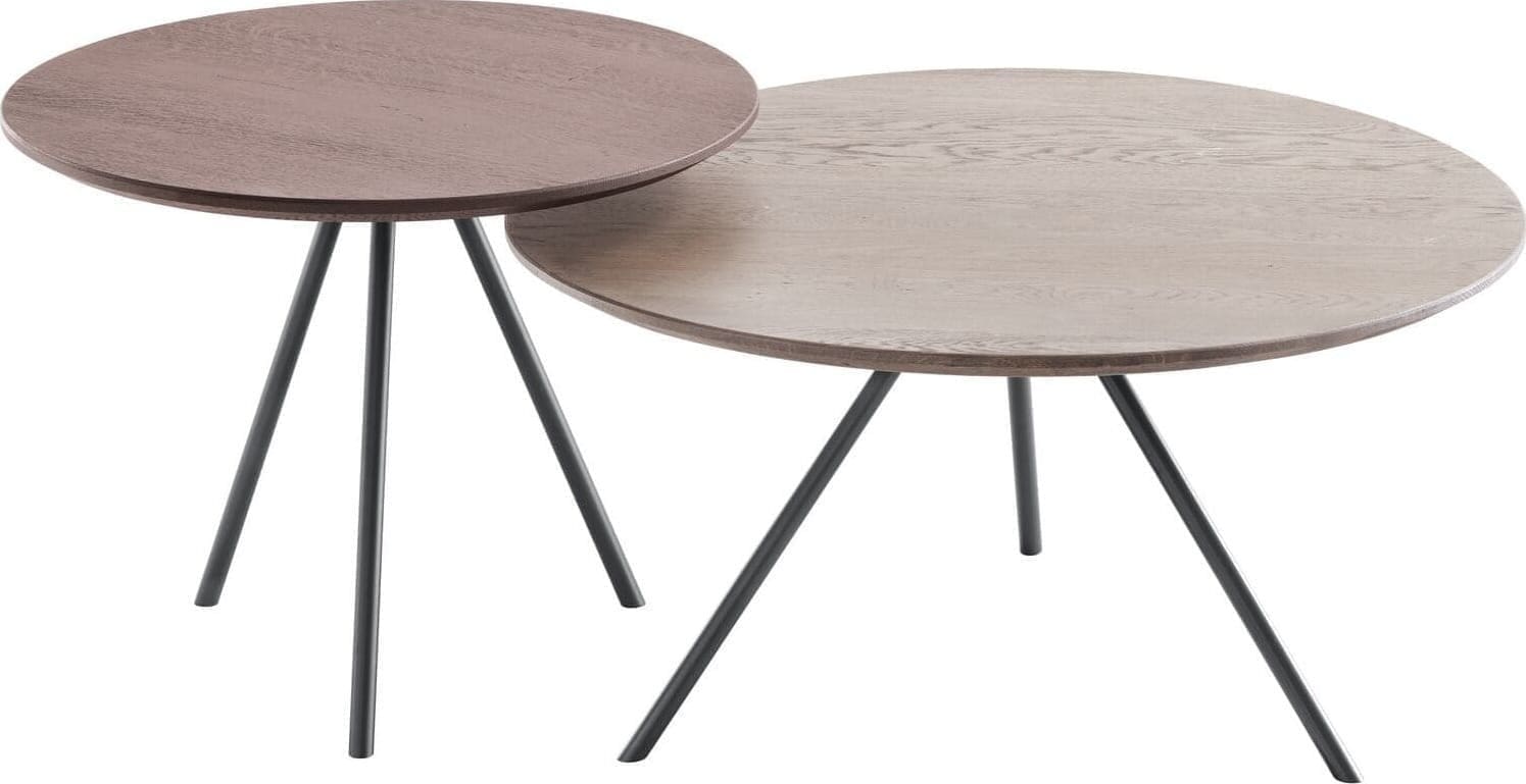 INHOUSE Salontafel Baltara coffee hoog rond 60cm Salontafel