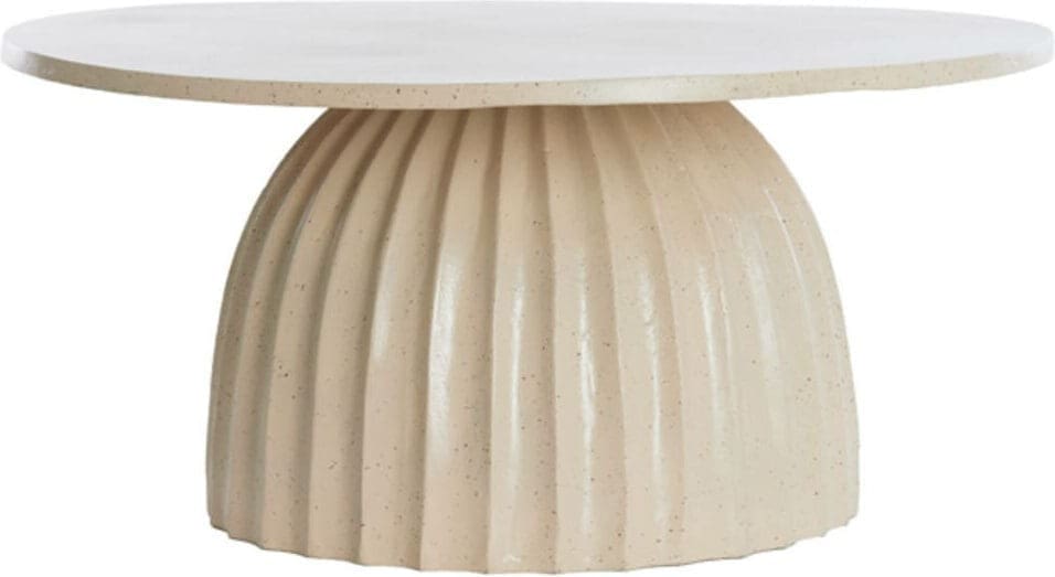 Bijzettafel Veglia - Mat Zand+licht Brn Gespikkeld Light & Living Bijzettafel 5504882