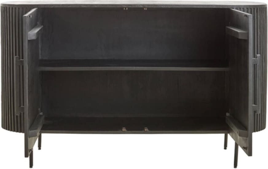 Kast Dumosi - Hout Mat Zwart Light & Living Kast 5507612