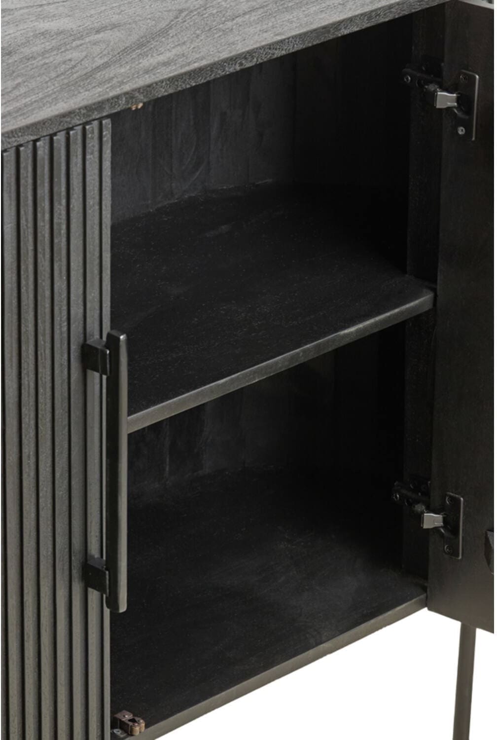 Kast Dumosi - Hout Mat Zwart Light & Living Kast 5507612