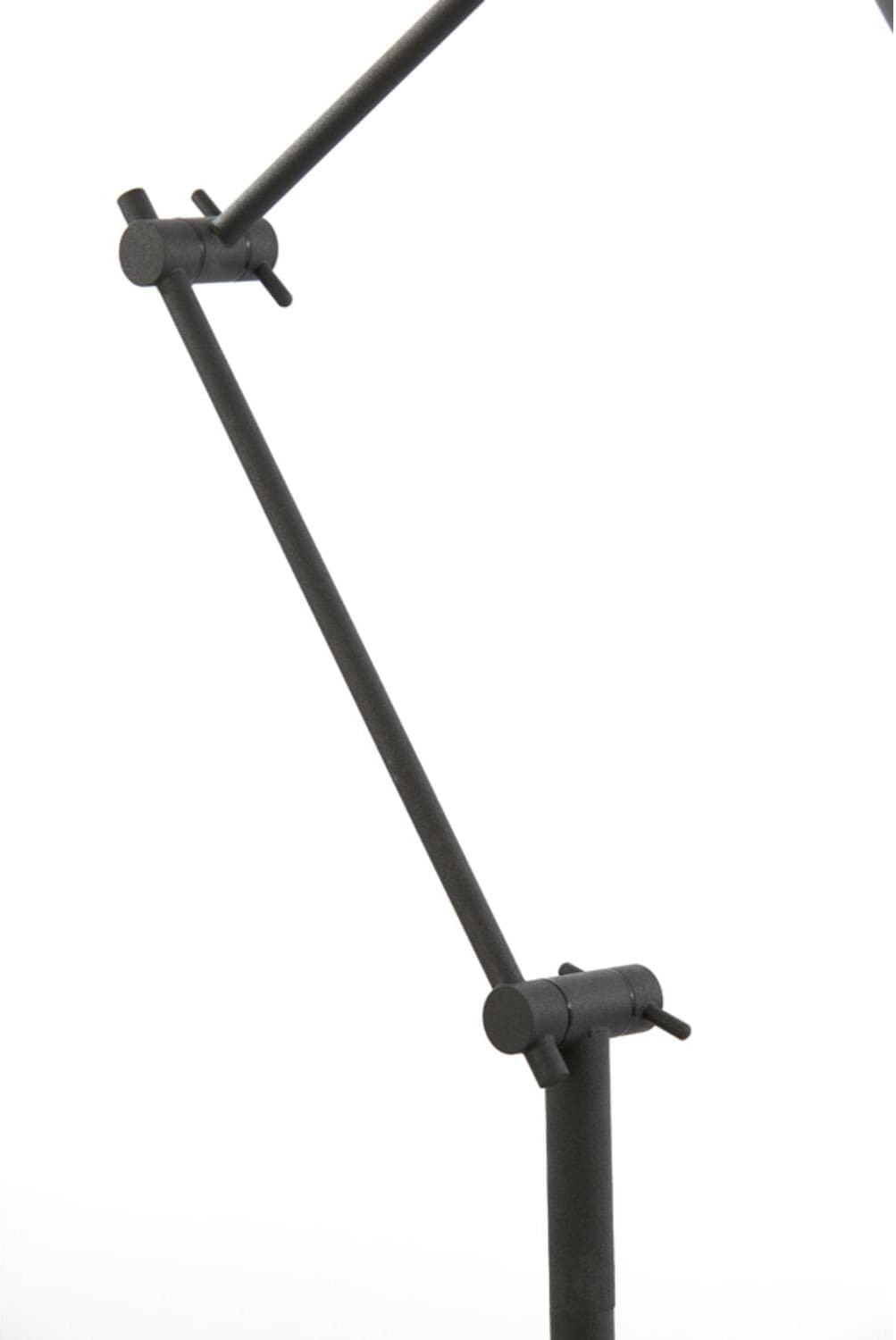 Vloerlamp Rijeka - Mat Zwart+dimmer Light & Living Vloerlamp 1740112