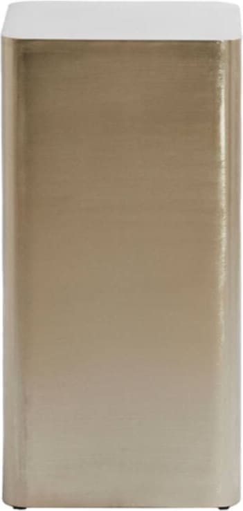 Zuil Alurio - Nikkel Satijn Light & Living Bijzettafel 6796128