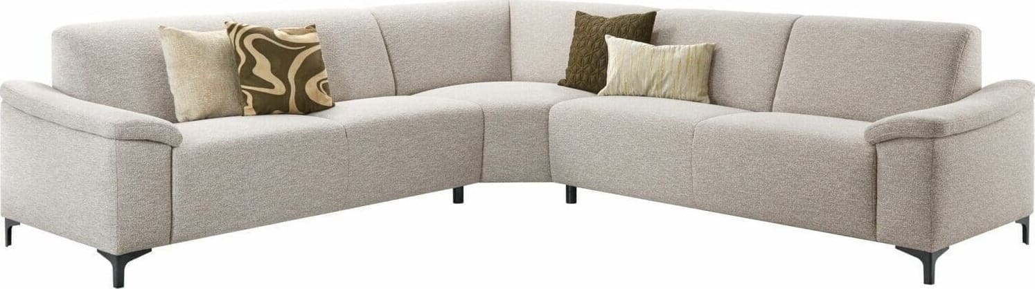 Profijt Meubel Hoekbank Aveiro beige Beige|Wit Hoekbank