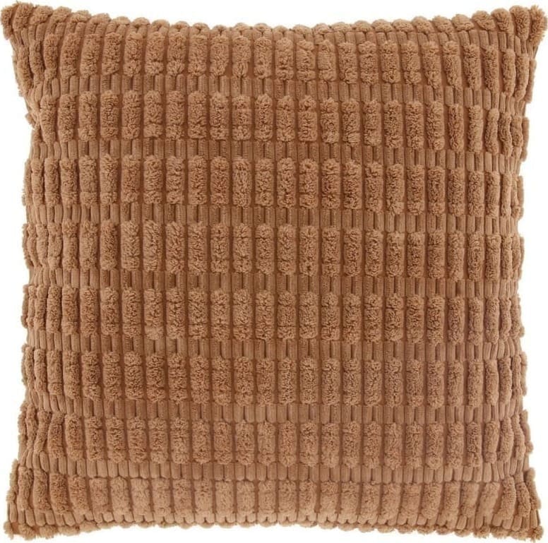 Pronto Wonen Sierkussen Clario 45x45cm camel Cognac|Bruin Sierkussen