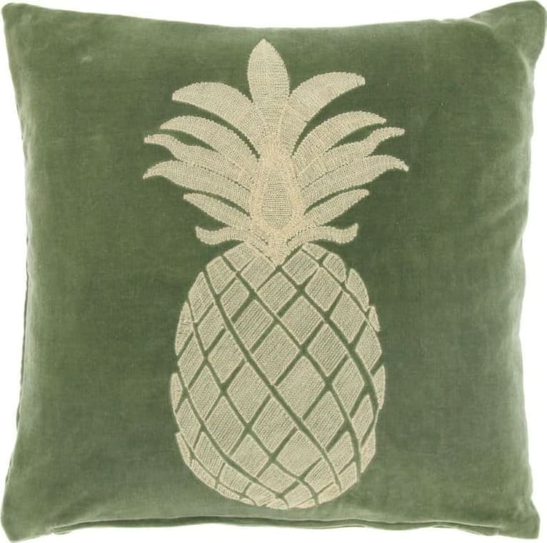 Pronto Wonen Sierkussen Gorduno ananas 45x45cm groen Groen Sierkussen