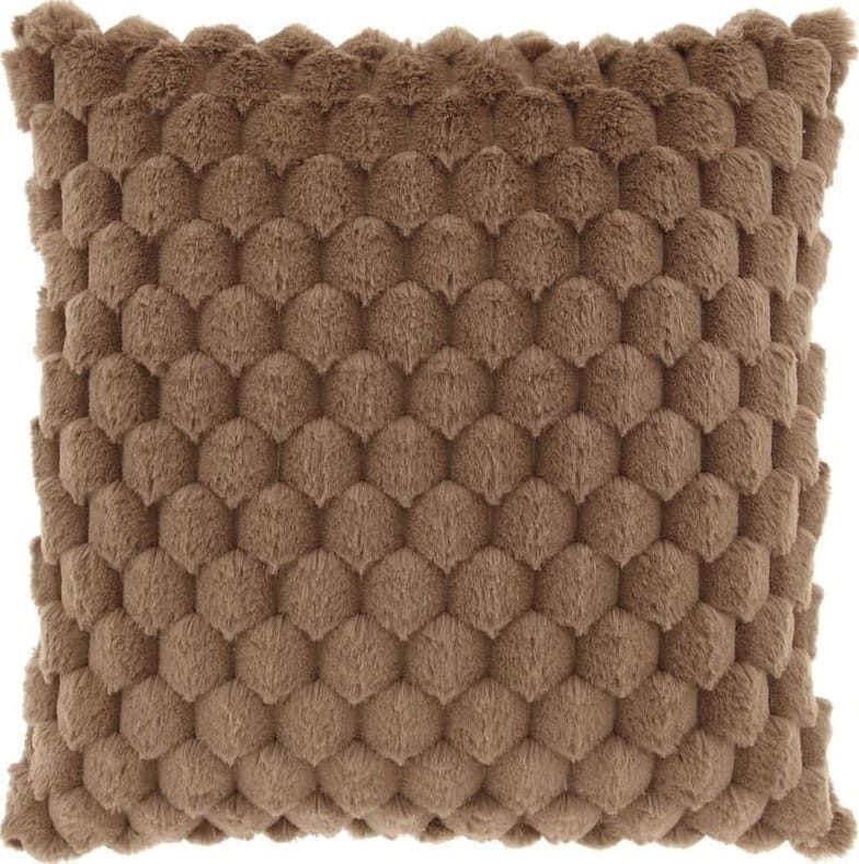 Pronto Wonen Sierkussen Ludiano 45x45cm bruin Bruin Sierkussen