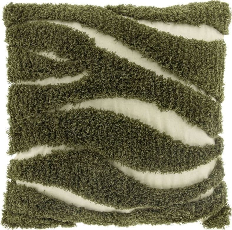 Pronto Wonen Sierkussen Muralto 45x45cm groen Groen Sierkussen