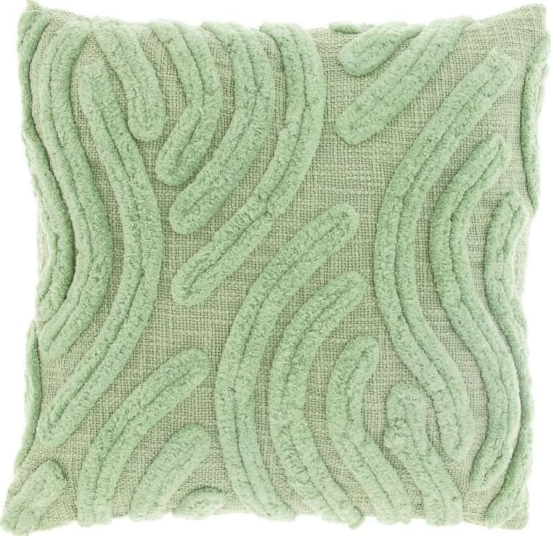 Pronto Wonen Sierkussen Personico 45x45cm groen Groen Sierkussen