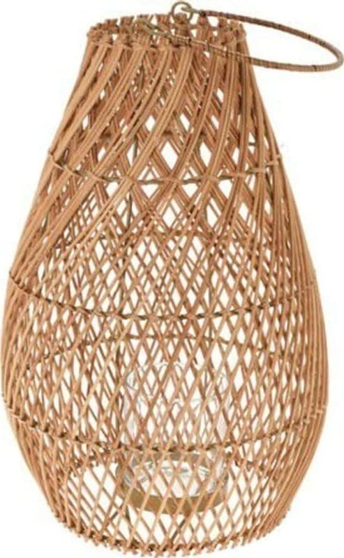 Pronto Wonen Windlicht Fornova large bruin Bruin Woonaccessoire