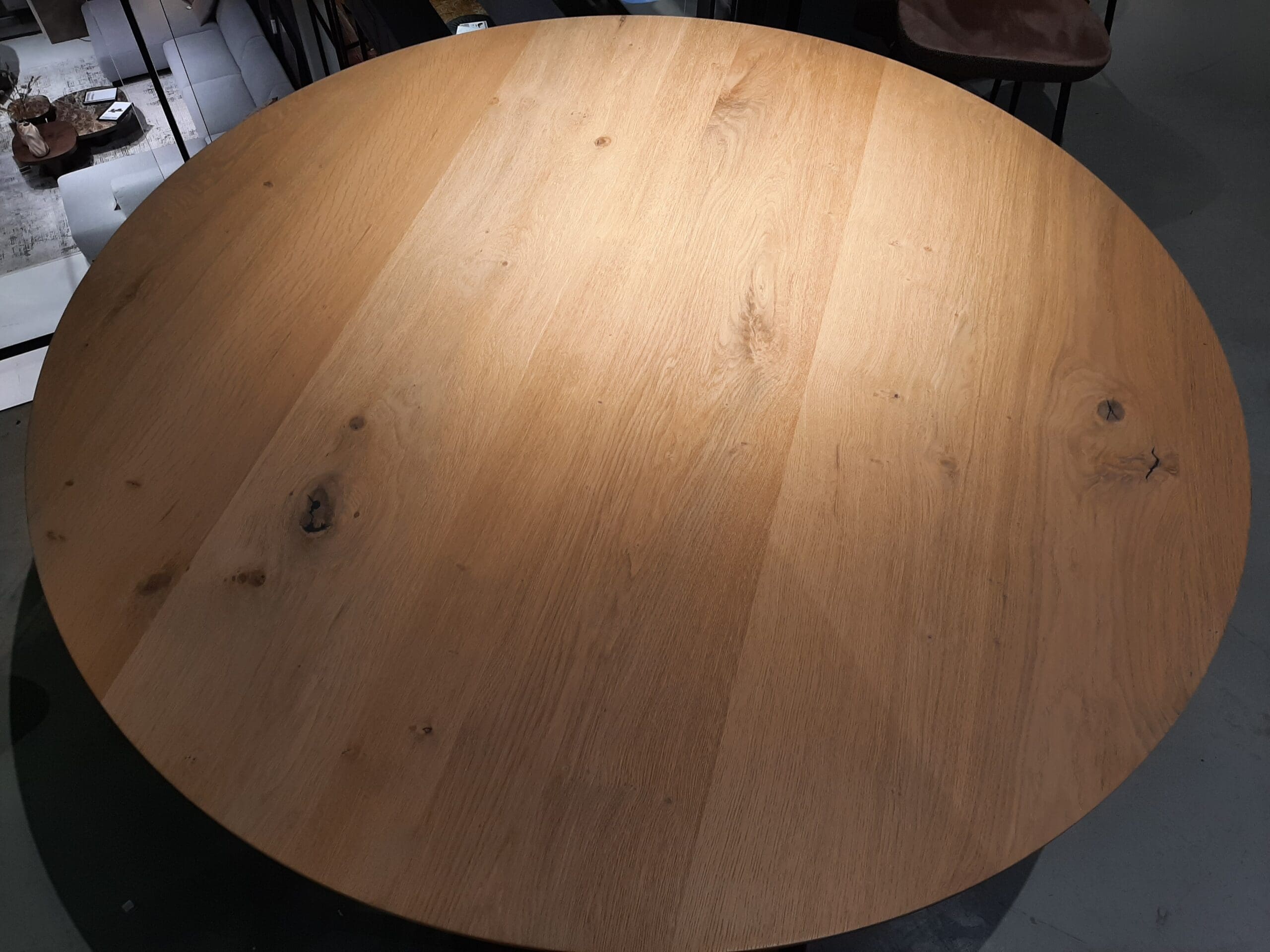 Vik eetkamertafel - Ø150cm - natural **SHOWROOMMODEL** - Afbeelding 3