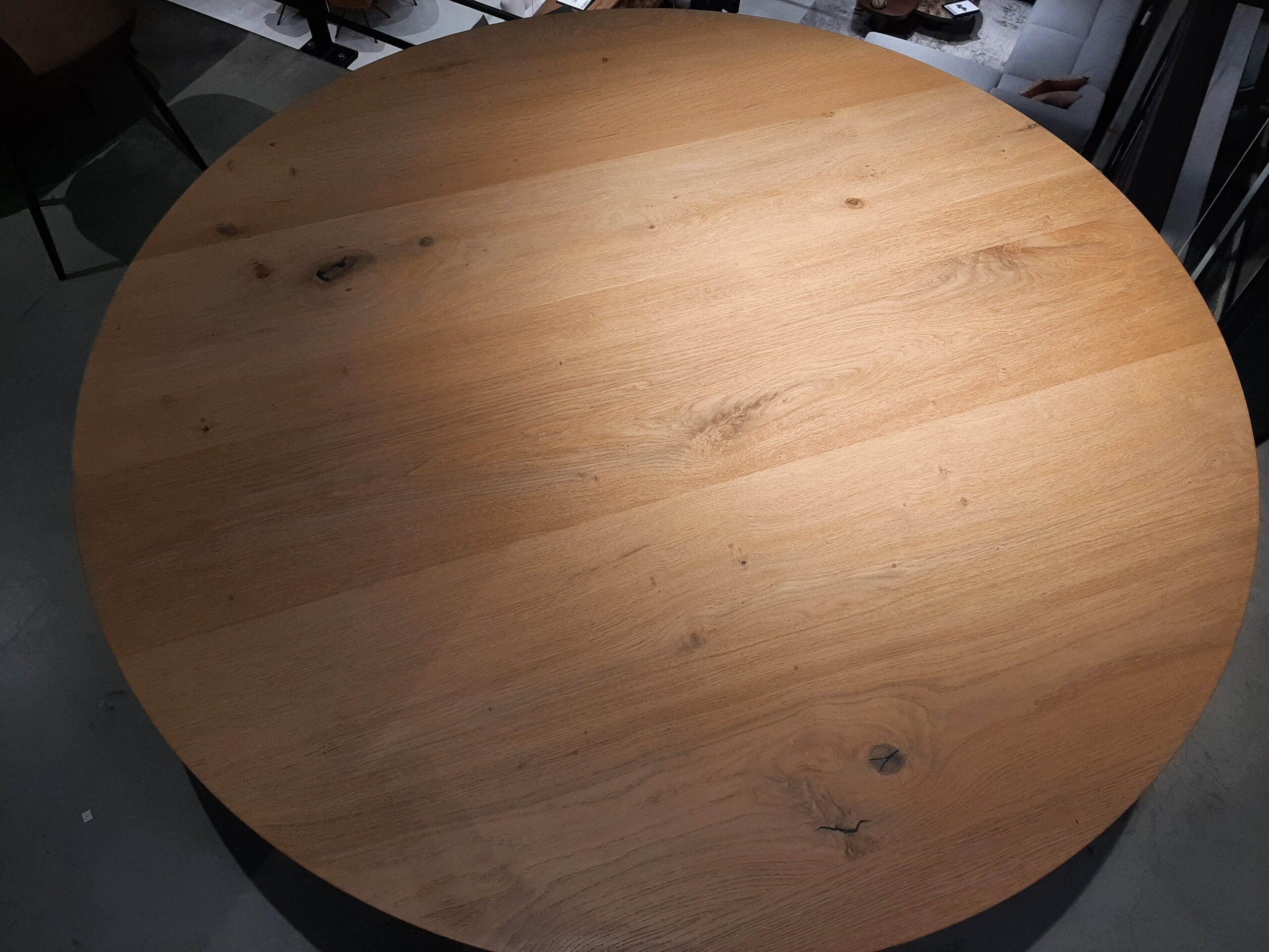 Vik eetkamertafel - Ø150cm - natural **SHOWROOMMODEL** - Afbeelding 4