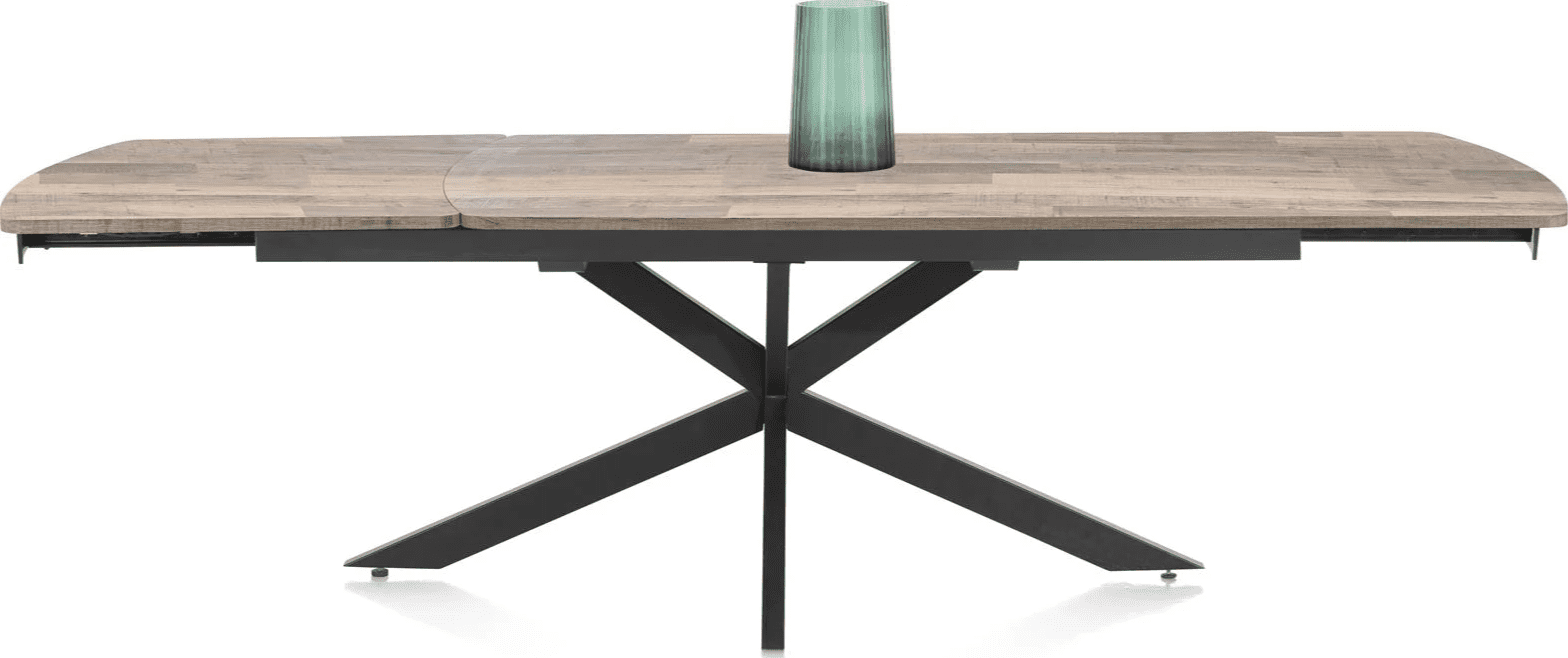 Henders & Hazel Pavalon uitschuiftafel 170 (+ 60) x 100 cm - driftwood Naturel|Bruin Eettafel