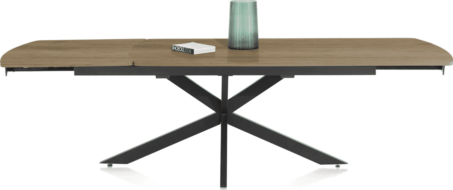 Henders & Hazel Pavalon uitschuiftafel 200 (+ 78) x 100 cm - natural Naturel Eettafel