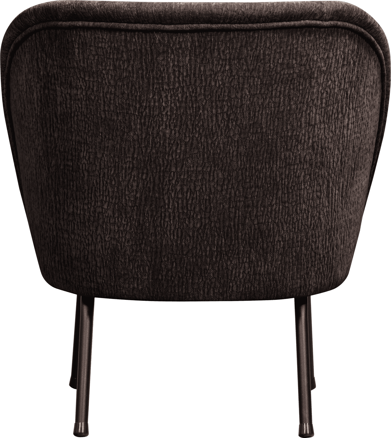 BePureHome Vogue fauteuil 3d chenille donkerbruin Bruin Fauteuil