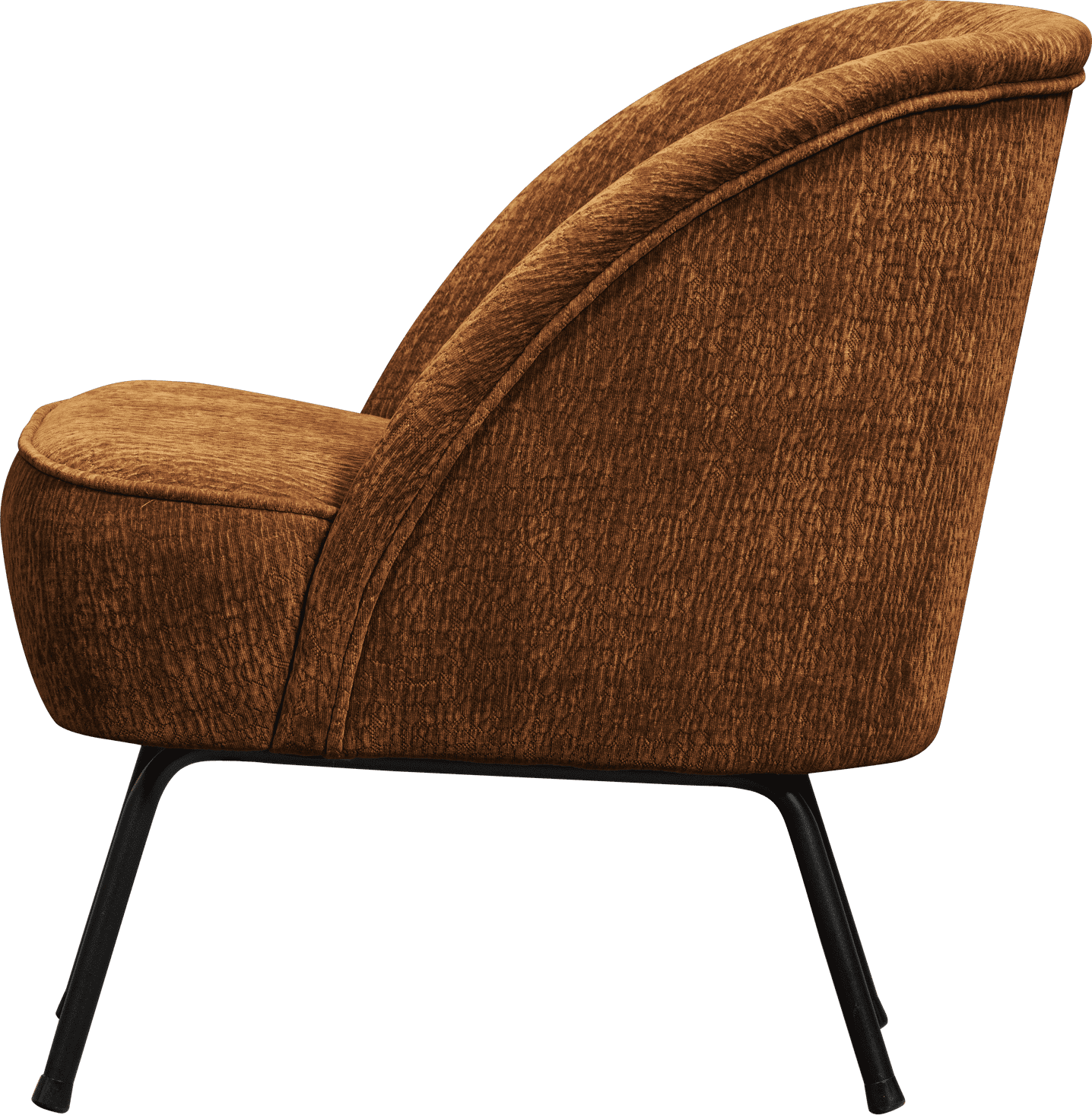 BePureHome Vogue fauteuil 3d chenille midden bruin Bruin Fauteuil