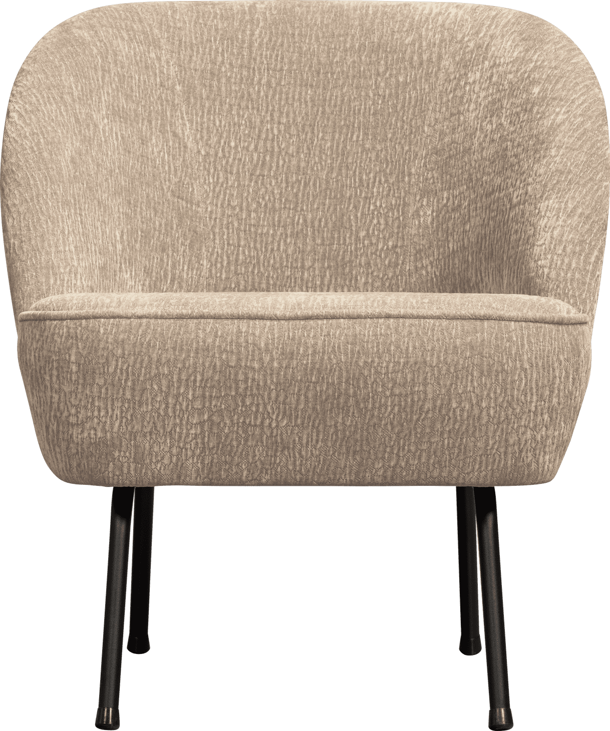 BePureHome Vogue fauteuil 3d chenille zand Beige|Bruin Fauteuil