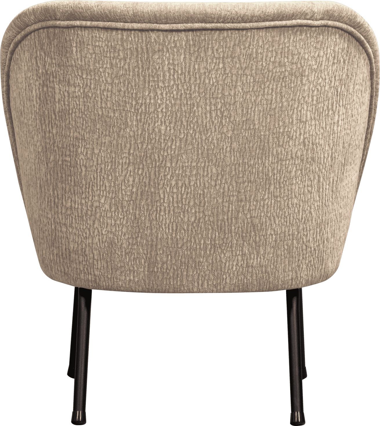 BePureHome Vogue fauteuil 3d chenille zand Beige|Bruin Fauteuil