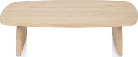 Henders & Hazel Castello salontafel 124 x 70 cm Naturel Bijzettafel