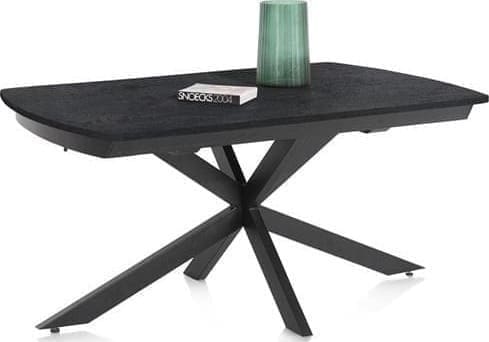 Henders & Hazel Pavalon uitschuiftafel 170 (+ 60) x 100 cm - antraciet Antraciet Eettafel