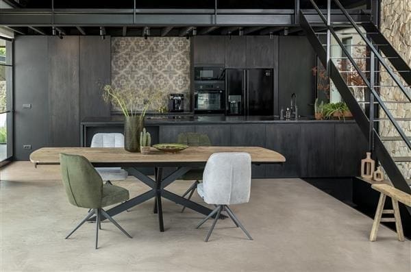 Henders & Hazel Pavalon uitschuiftafel 200 (+ 78) x 100 cm - natural Naturel Eettafel
