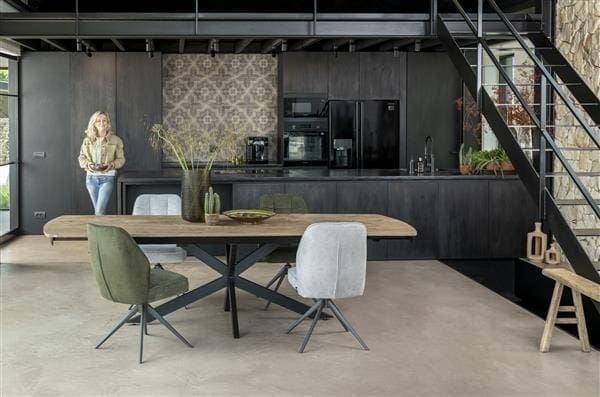 Henders & Hazel Pavalon uitschuiftafel 200 (+ 78) x 100 cm - natural Naturel Eettafel