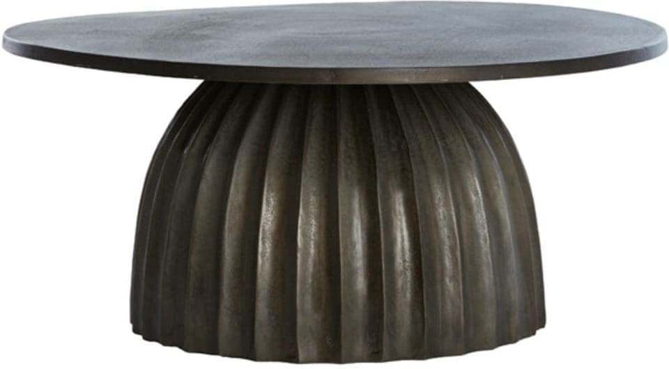 Bijzettafel Veglia - Mat Donker Bruin Light & Living Bijzettafel 5504883
