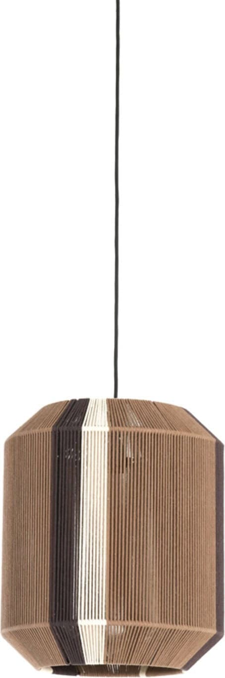 Hanglamp Kozana - Bruin+crème+donker Bruin Light & Living Hanglamp 2982783