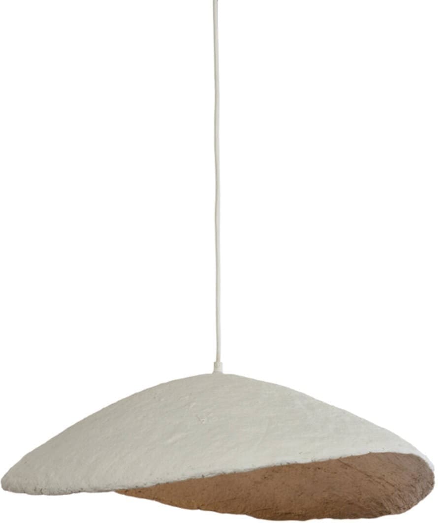 Hanglamp Lonia - Crème+antiek Brons Light & Living Hanglamp 2985043