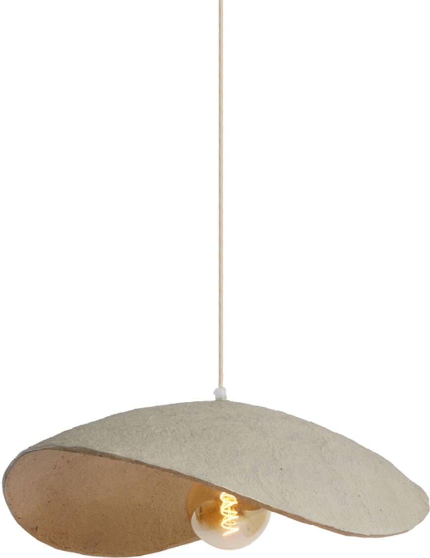 Hanglamp Lonia - Grijs+antiek Brons Light & Living Hanglamp 2985027