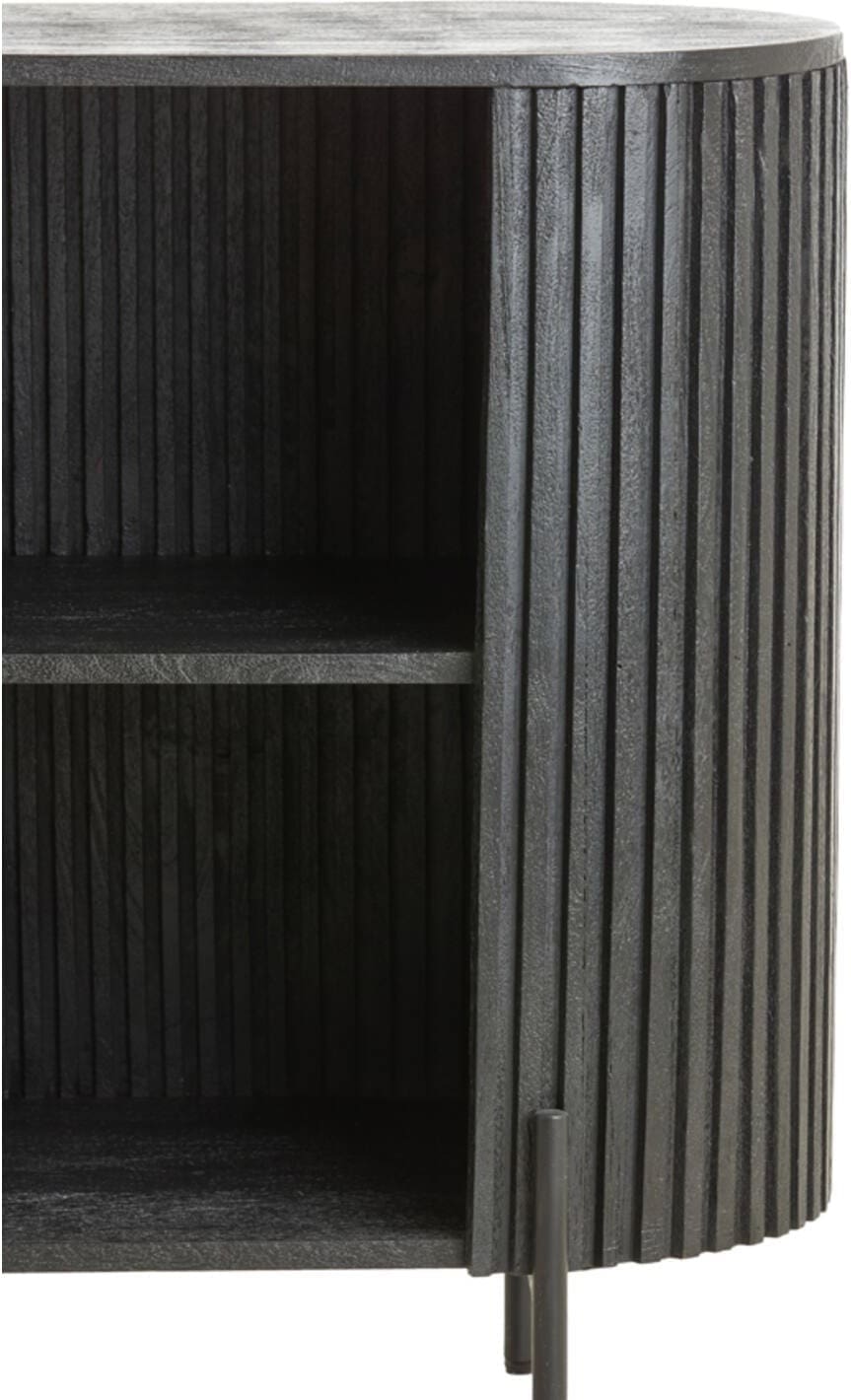Kast Dumosi - Hout Mat Zwart Light & Living Kast 5507512