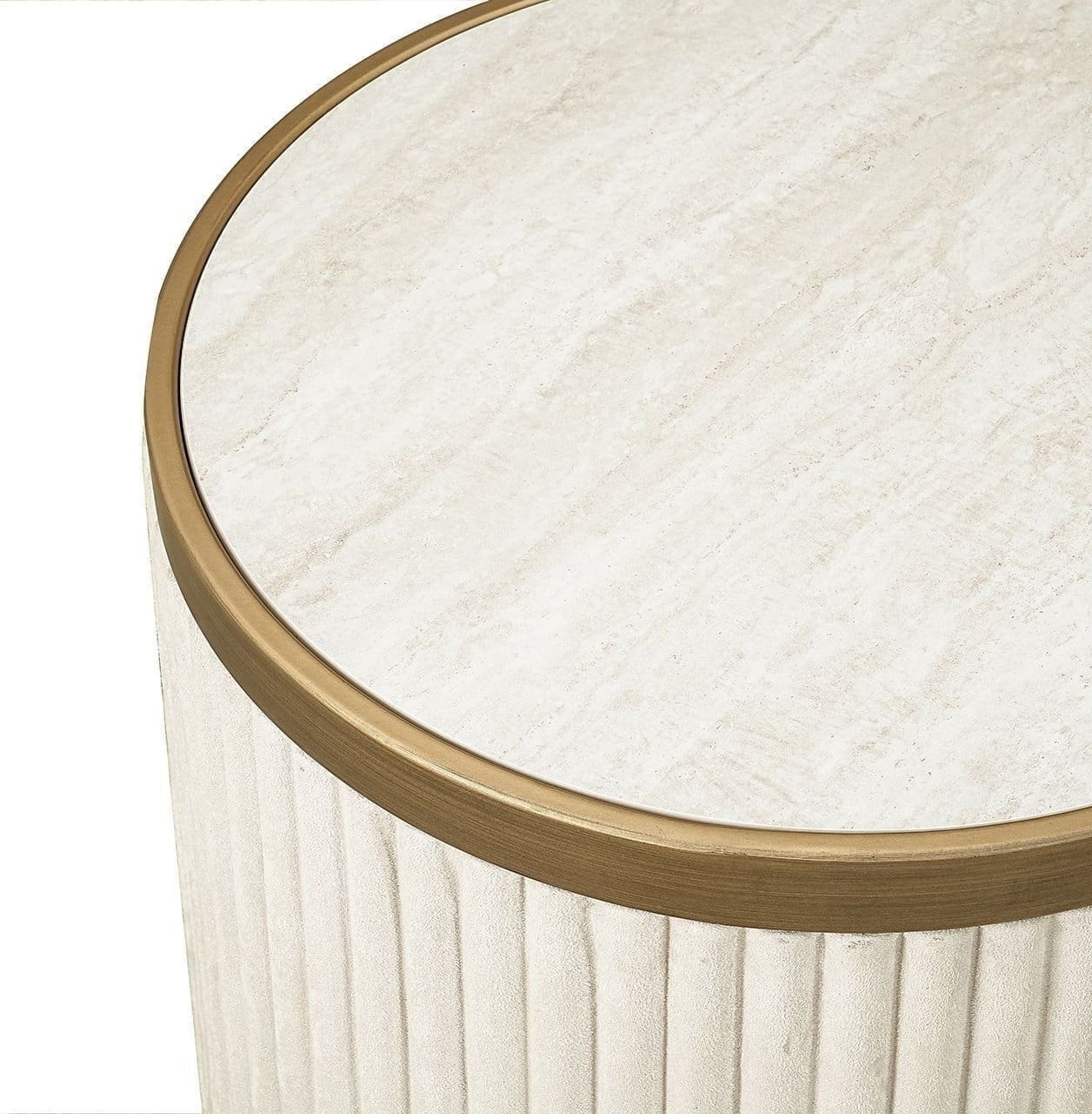 Richmond Interiors Bijzettafel Tivoli set van 2 Wit Bijzettafel