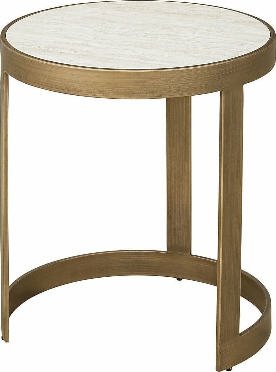Richmond Interiors Bijzettafel Tivoli set van 2 Wit Bijzettafel