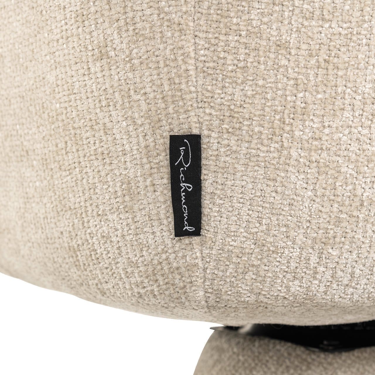 Richmond Interiors Draaifauteuil Madeline cream unicorn Eetkamerstoel