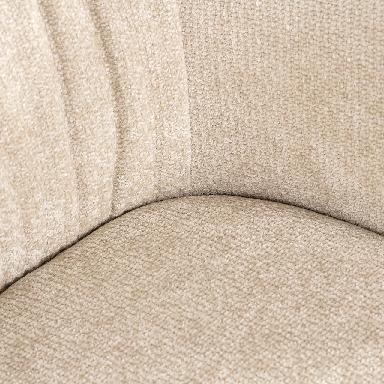Richmond Interiors Draaifauteuil Madeline cream unicorn Eetkamerstoel