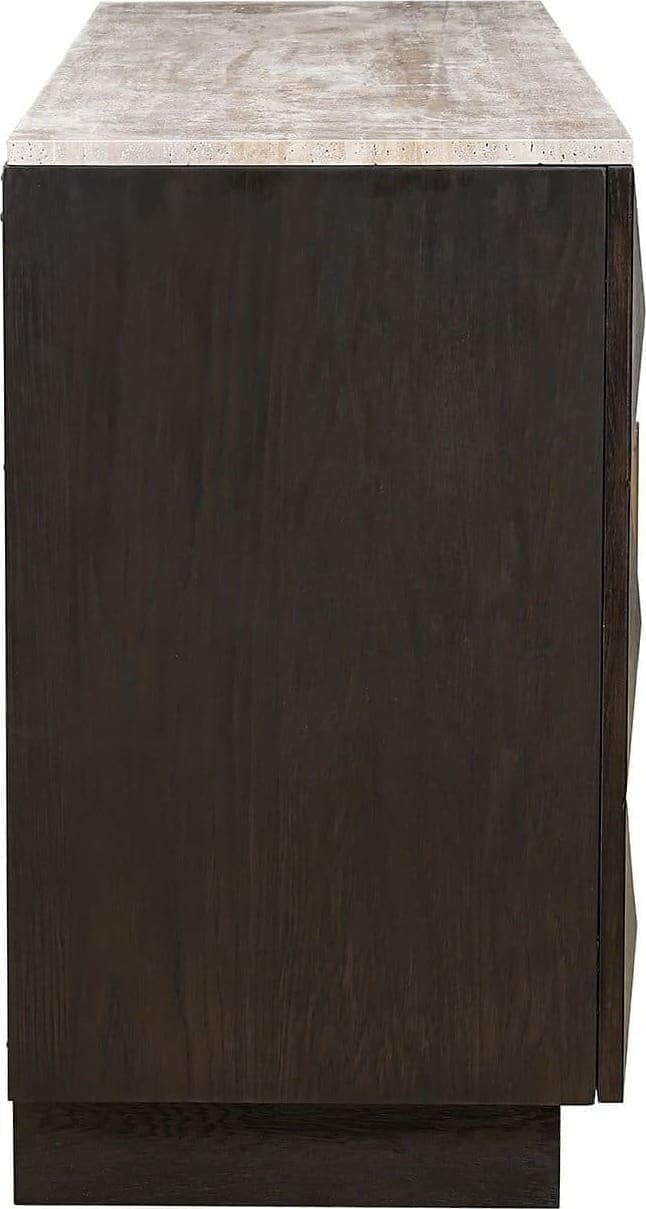 Richmond Interiors Dressoir Claremont 4-deurs Bruin Wandtafel