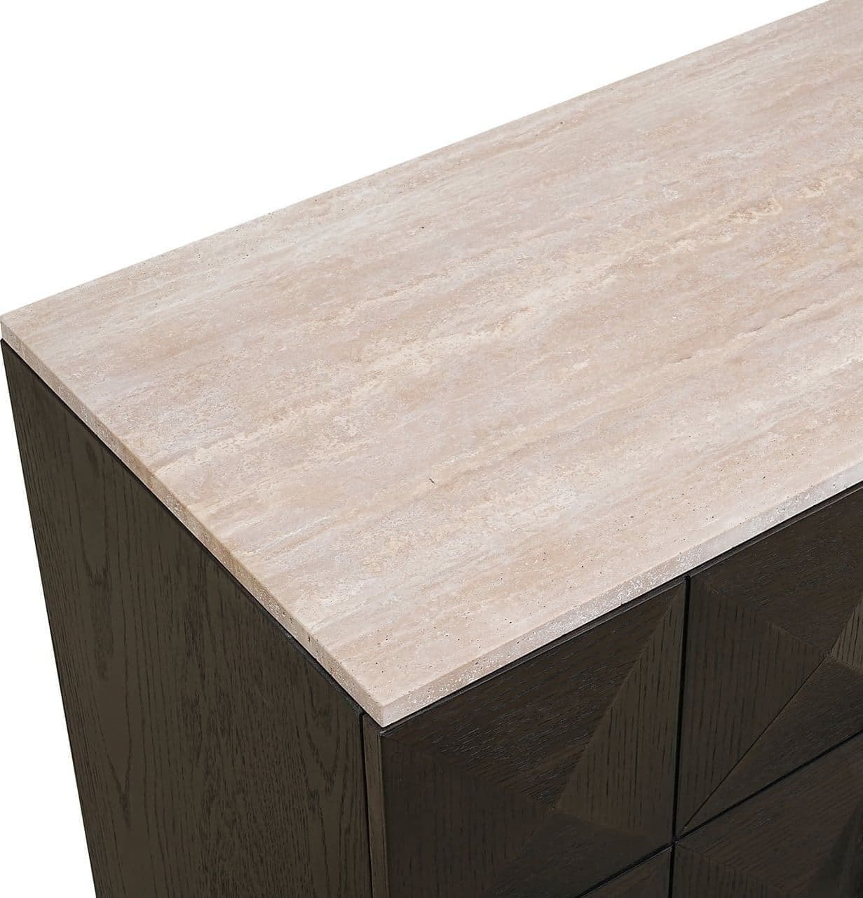 Richmond Interiors Dressoir Claremont 4-deurs Bruin Wandtafel