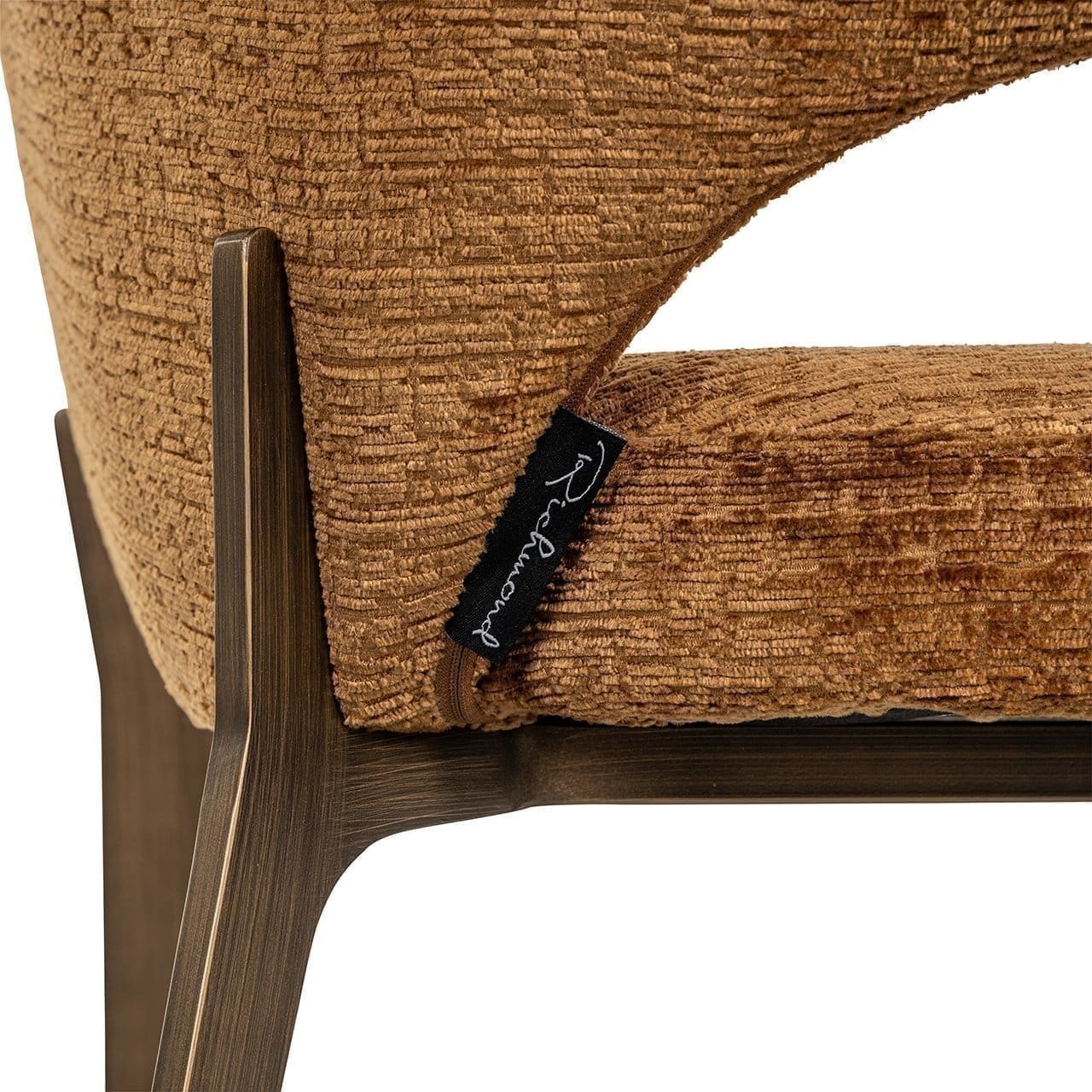 Richmond Interiors Eetkamerstoel Kenzi cognac fusion Eetkamerstoel