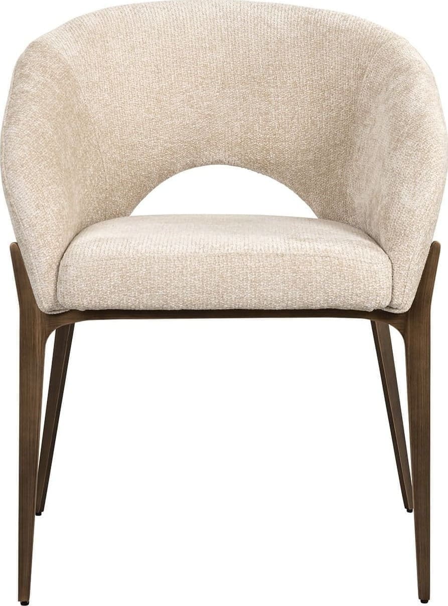 Richmond Interiors Eetkamerstoel Kenzi cream unicorn Eetkamerstoel