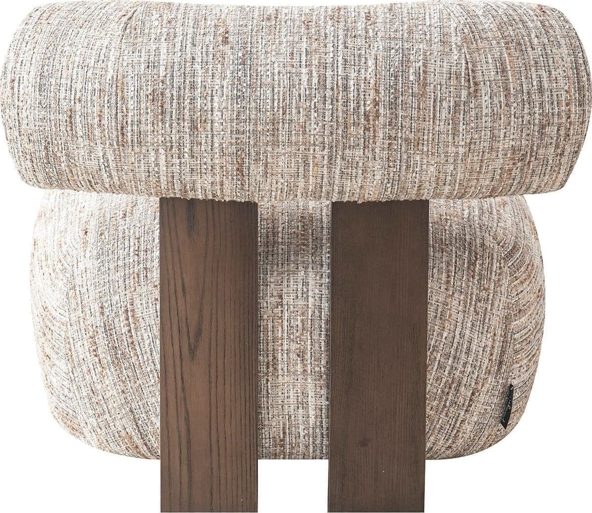 Richmond Interiors Fauteuil Arabella greige coco Fauteuil