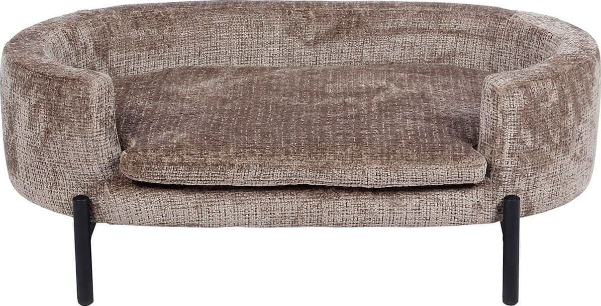 Richmond Interiors Huisdierenbed Dolly stone chenille Taupe Bed