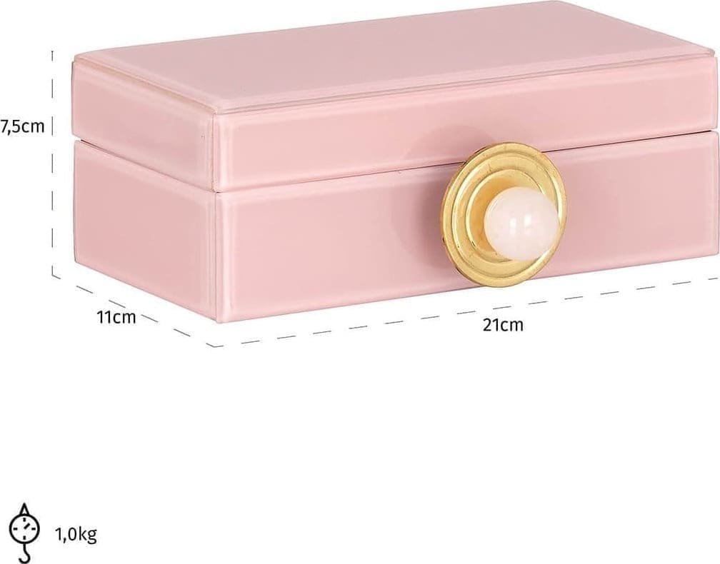 Richmond Interiors Opbergbox Jamila klein Roze