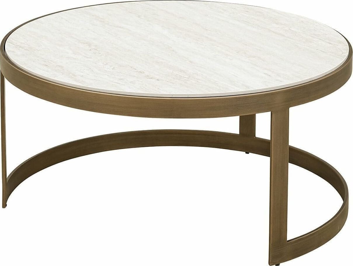 Richmond Interiors Salontafel Tivoli set van 2 Wit Salontafel