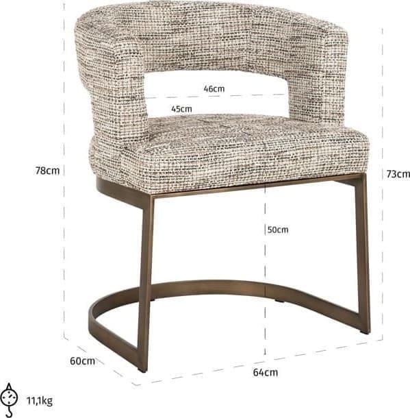 Richmond Interiors Stoel Ellis be trendy nature Eetkamerstoel