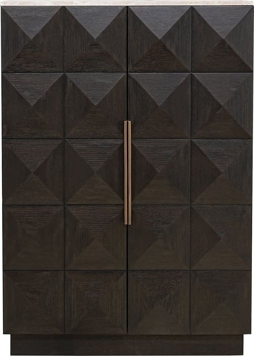 Richmond Interiors Wandkast Claremont 2-deurs Bruin Kast