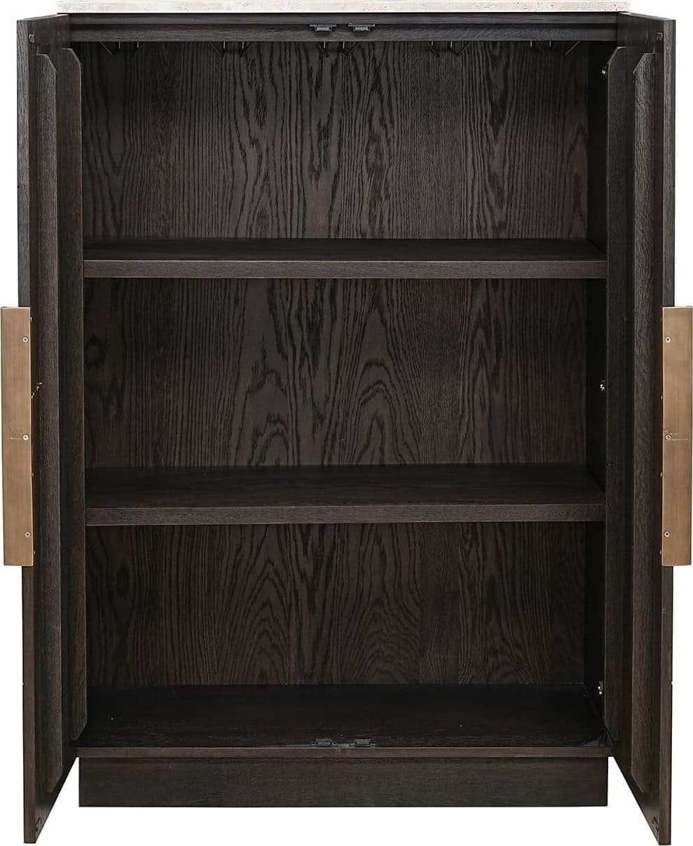 Richmond Interiors Wandkast Claremont 2-deurs Bruin Kast