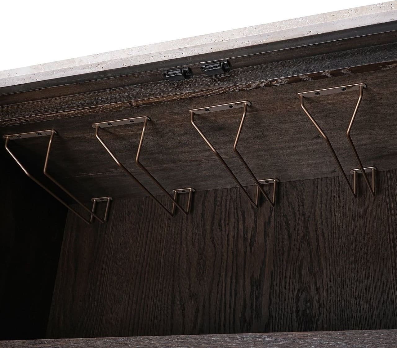 Richmond Interiors Wandkast Claremont 2-deurs Bruin Kast